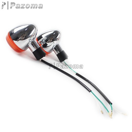 For Honda Shadow Aero/Spirit 750 VT750 Chrome Rear Turn Signal Light 2004-2007 - Picture 7 of 9