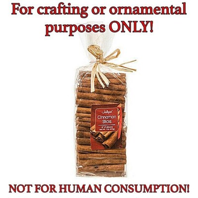 1 lb. Jodhpuri BULK CINNAMON Sticks 3'' for Crafts NOT TO BE CONSUMED Ornamental
