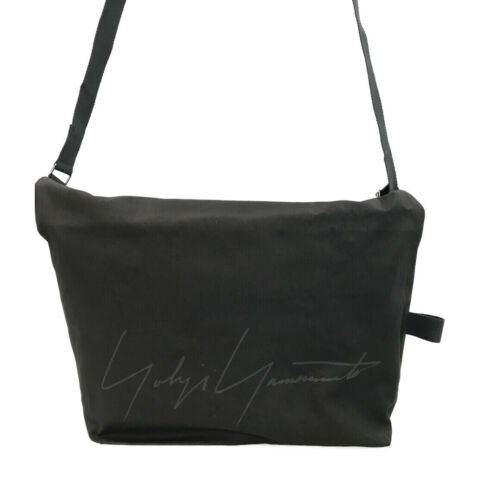 Yohji Yamamoto canvas shoulder bag crossbody unisex Black - Picture 1 of 5
