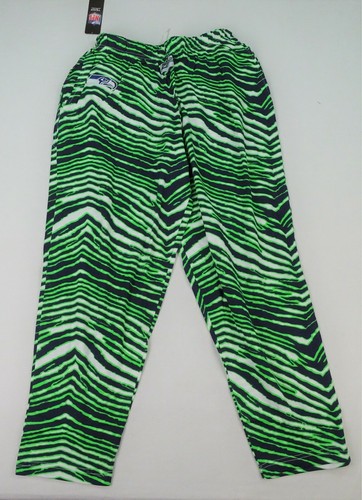 Seattle Seahawks NFL Zubaz Men's Zebra 