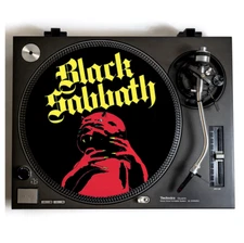 BLACK SABBATH Turntable Slipmat for Vinyl Records 12” DJ Slip Mat heavy metal