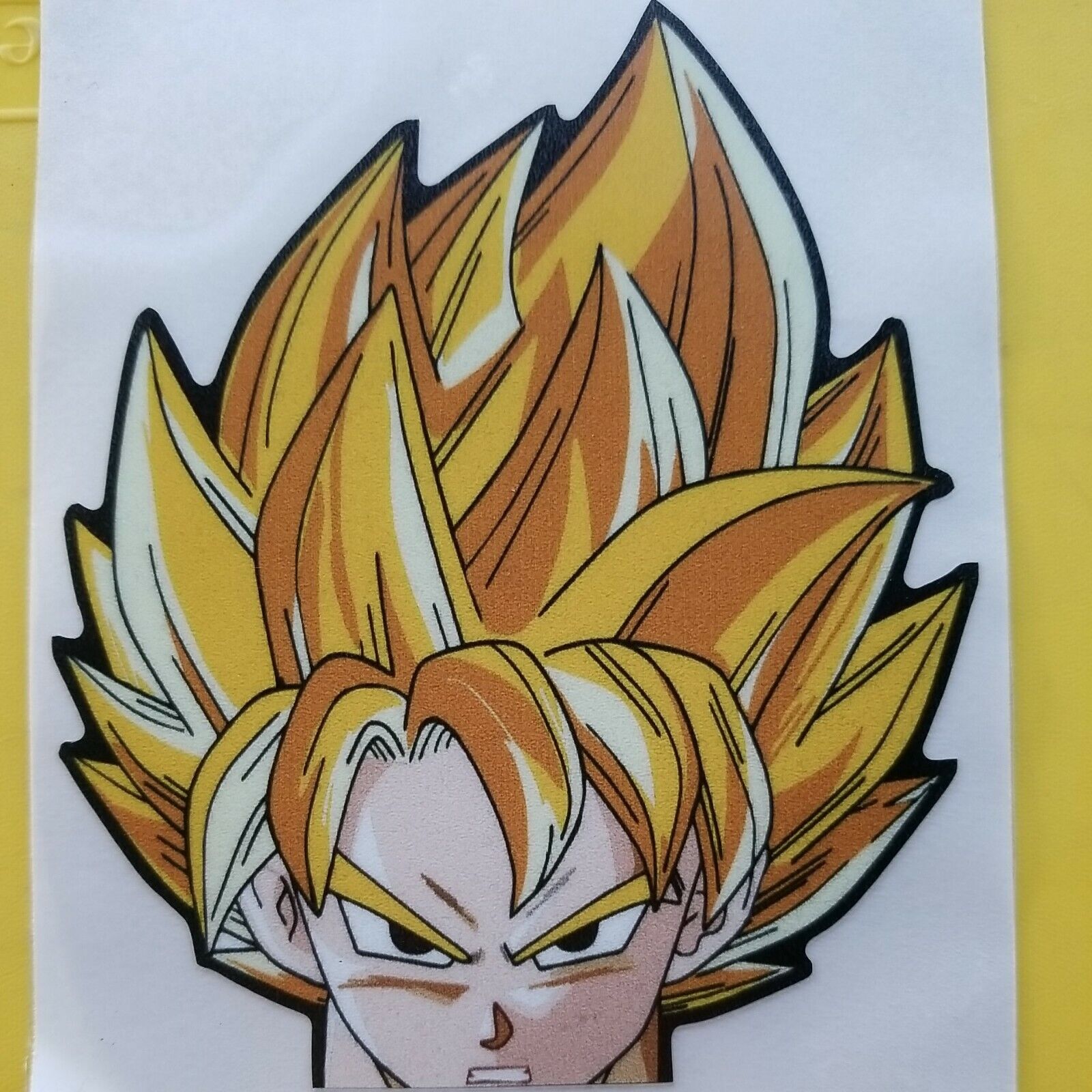 My OC Kala in her Ssj5 Form no Background | Sticker