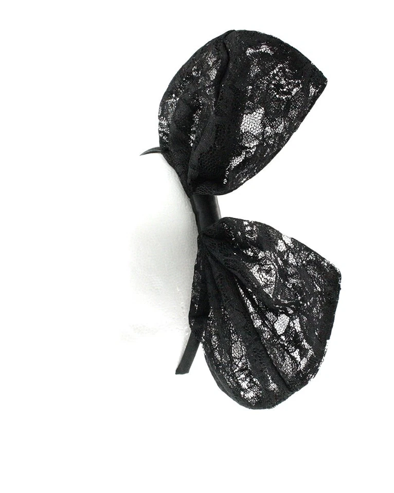 Zac's Alter Ego® Large Lace Bow on Satin Alice Band - Image 3 of 4