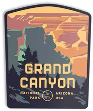 Grand Canyon national park sticker weatherproof bumper vinyl decal