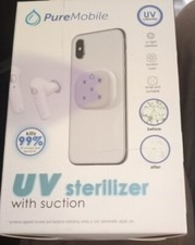 Vivitar UV Phone Sterilizer Portable with Suction Cups NWT New PUR1026-WHT