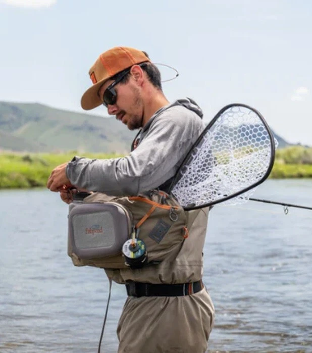 РЫБОЛОВНЫЙ ПРУД КОЧЕВНИК КАНЬОН ПОСАДОЧНАЯ СЕТЬ В КОРИЧНЕВОЙ ФОРЕЛИ - УГЛЕРОДНОГО ВОЛОКНА С РЕЗИНОВЫМ МЕШКОМ - Изображение 3 из 4