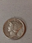 1945 D  Mercury Dime 90% Silver  VF /Xf