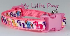 Pony cat & small dog collar 1/2"wide adjustable handmade bell or leash