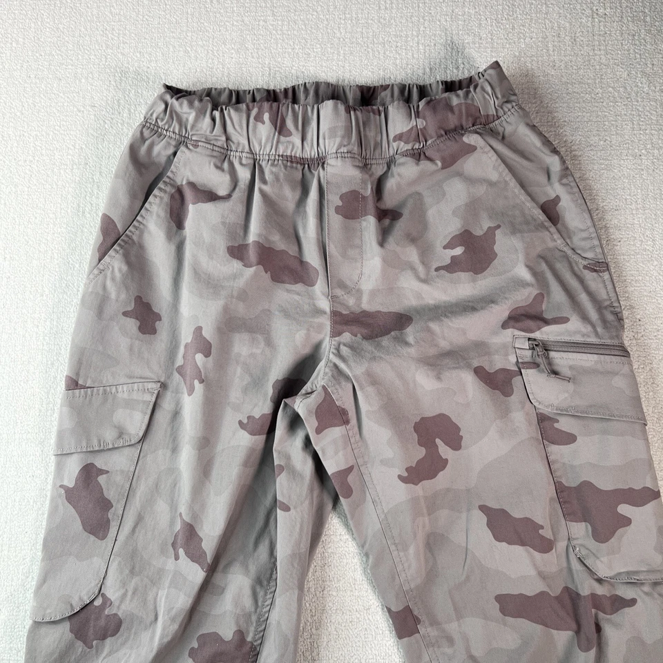 Mountain Hardwear Womens Camo Cargo Pants Elastic Drawstring Waist Size Medium - Image 2 of 4