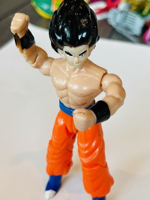 Goku Dragon Ball Z dragonball anime manga orange blue Japan Vtg