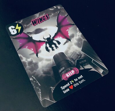 King Of Tokyo Dark Edition | Wings Power Card | Official