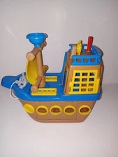 Kidoozie Rockin Pirate Ship Playset Interactive Push Along Toy With Sound 