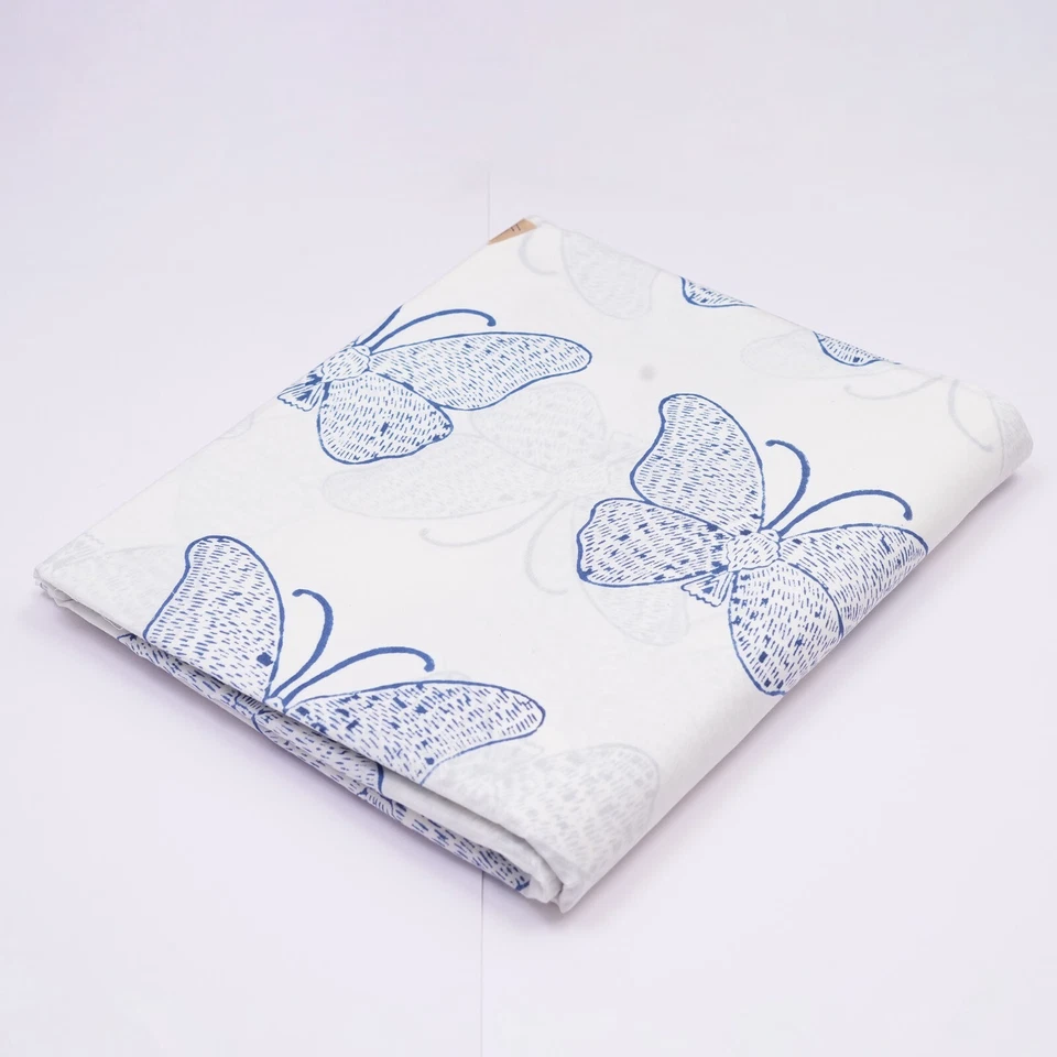10 Yard Butterfly Fabric Hand block Print Fabric Apparel Sewing Cotton Fabric - Image 3 of 4