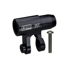GPM Aluminum 6061-T6 Standard 25T Steering Servo Horn Black for Traxxas X-Maxx