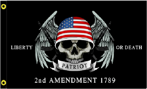 3x5ft 2nd Amendment Flag - Eagle USA Design, Shall Not Infringe, 1791, Polyester Blend