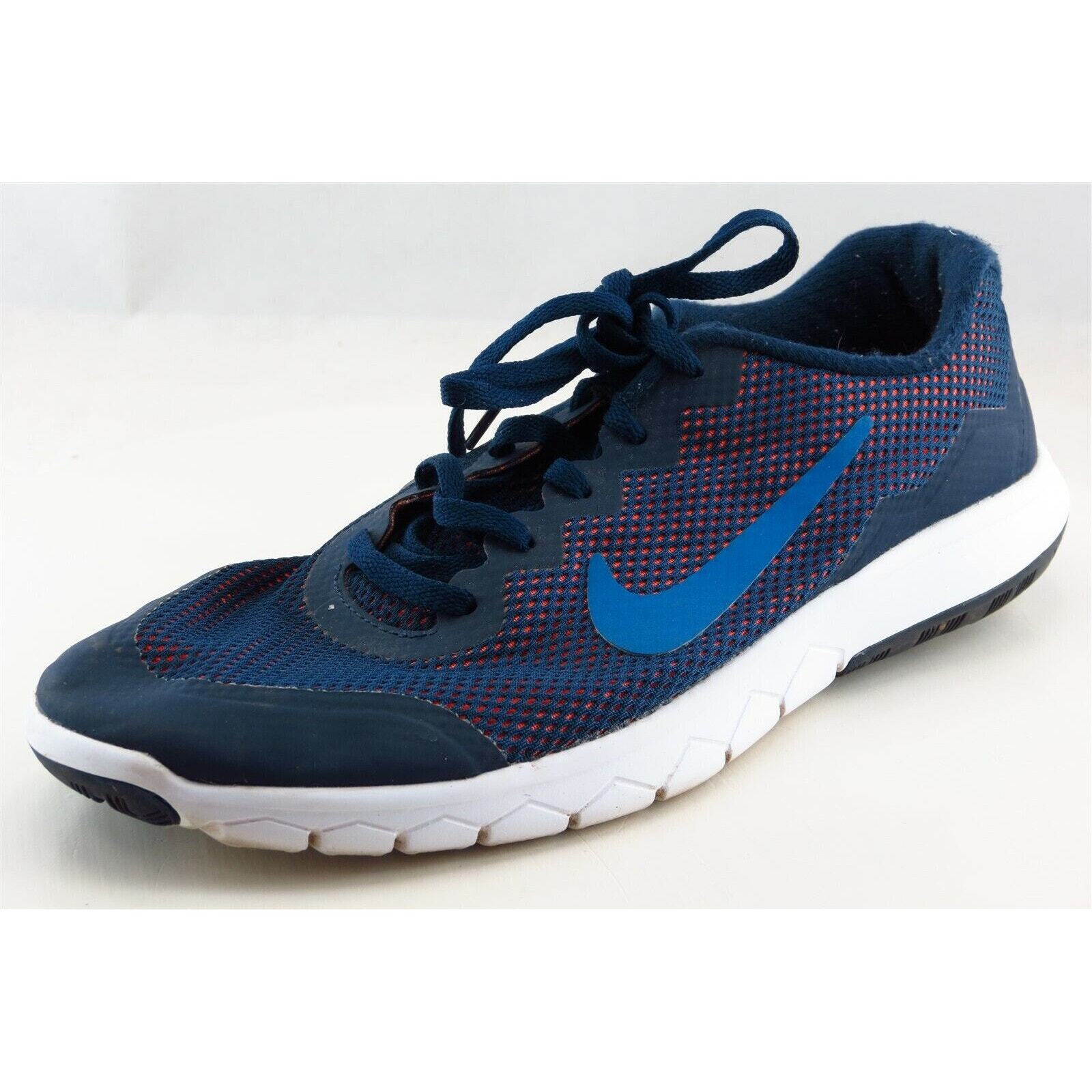 Nike Flex Experience RN 4 Blue Fabric Athletic Boys Shoes Size 7 M