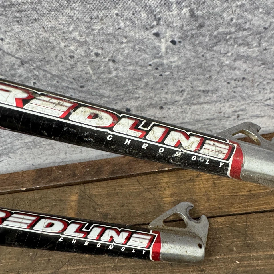 Redline BMX Mini Fork 1 in Threadless Fits 20 x 1-3/8 Tire Only Chromoly Micro - Image 2 of 4