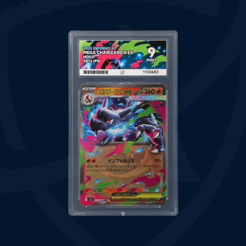 Mega Charizard X ex - 013/080 - 2025 Inferno X - Japanese - ACE MINT 9