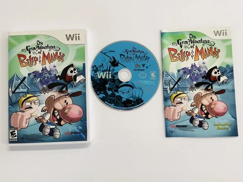 The Grim Adventures of Billy & Mandy (Nintendo Wii) w/Manual FREE SHIPPING (G)