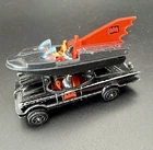 Corgi Juniors 3” BATMAN BOAT Diecast Toy Car 1976 Vintage BATBOAT Batmobile Lot