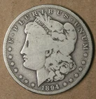 $1 1894-S Morgan Silver Dollar G-VG San Francisco Mint * AvenueCoin