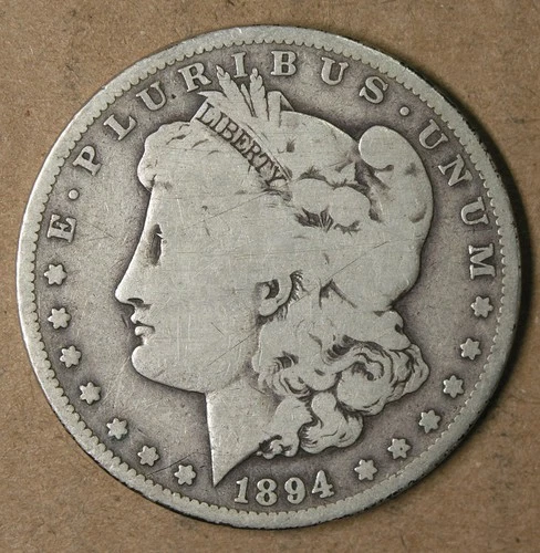 $1 1894-S Morgan Silver Dollar G-VG San Francisco Mint * AvenueCoin