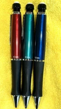 Paper Mate PhD Pencils .5mm Rare Cherry Red, Forrest Green, Midnight Blue -Xmas!
