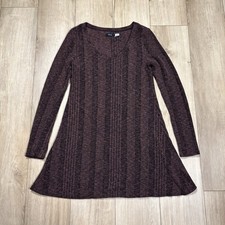 BDG Size Medium Long Sleeve Ribbed Scoop Neck Sweater Dress Urban Outfitters