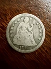1842 Seated Liberty Dime – Pre-Civil War 90% Silver U.S. Coin – Original