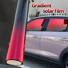 Gradient Window Tint Film Heat-Resistant Peel and Stick Solar Film for Car Home