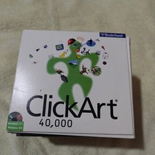 ClickArt 40,000 Collector's Edition Box Multi-Platform Windows 3.1 95