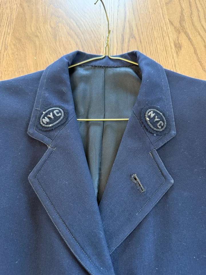 复古 1940 - 50 年代纽约中央纽约铁路火车统一夹克 — 第 2/4 张图片