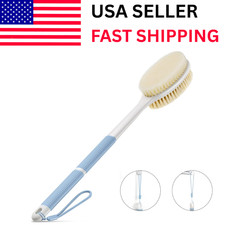 Back Scrubber anti Slip for Shower, Shower Brush Long Handle with Stiff and Soft