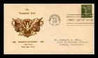 US COVER MARTIN VAN BUREN PRESIDENTIAL SERIES FDC SCOTT 813 THERMOGRAPHED