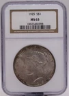 1925 Peace Silver Dollar NGC MS63   (084PID)