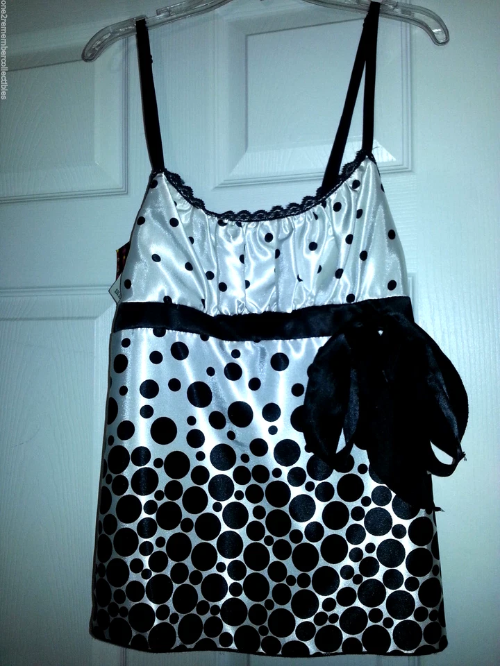 WOMEN'S Heart Soul CAMI TANK TOP Shirt SMALL Spaghetti Strap SLEEVELESS New NWT - Image 2 of 4