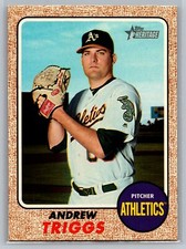 Andrew Triggs 2017 Topps Heritage BASEBALL #563 Oakland Athletics