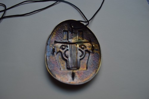 ILIAS LALAOUNIS 1970s ICONIC LARGE SIZE HAND HAMMERED PENDANT ANCIENT GREEK COIN - Picture 13 of 15