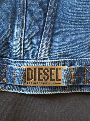 NEW - DIESEL Short jacket women 100% COTTON SIZE S - Picture 7 of 12