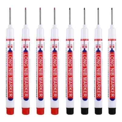 8pcs 20mm tiefe Loch lange Nib Kopf Marker für Metall Stift Holzbearbeitung