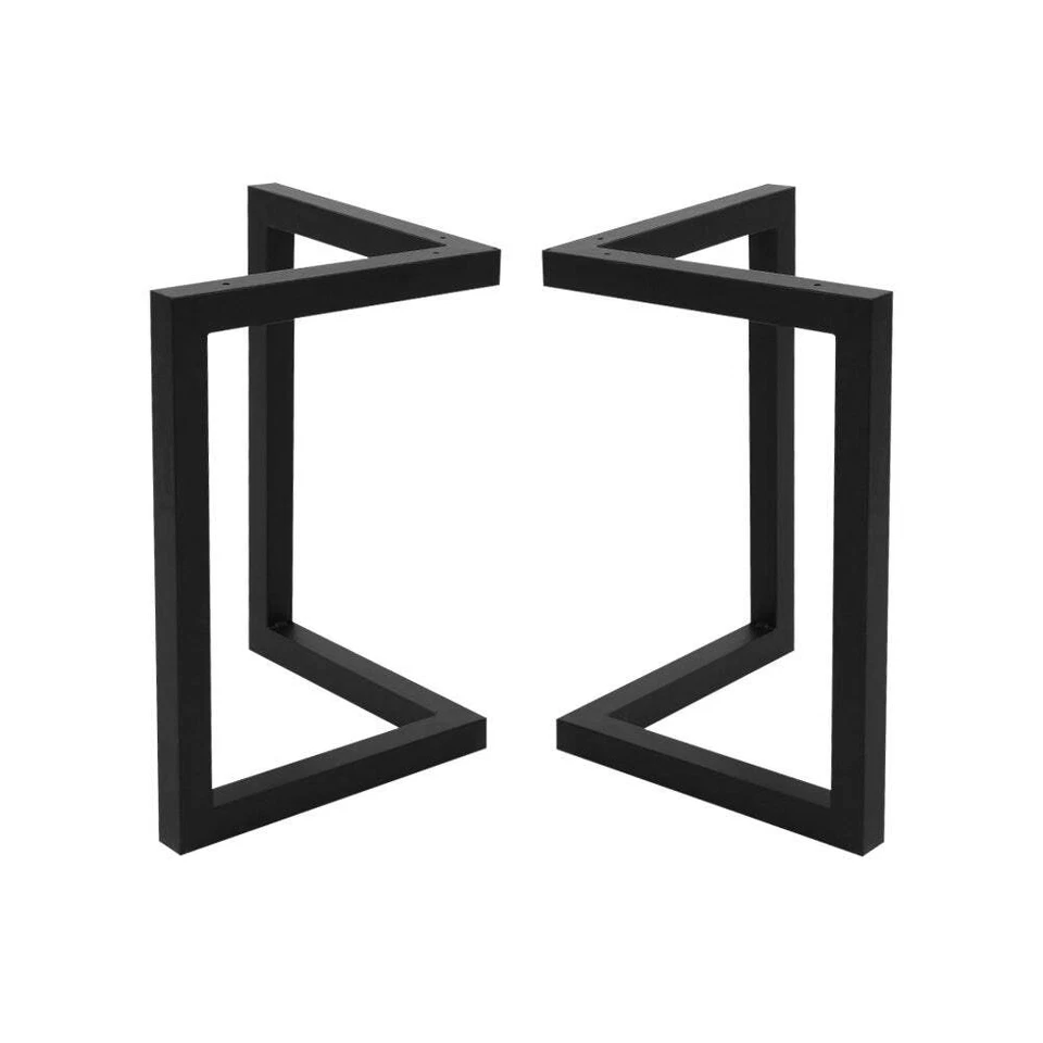 NNEDSZ 2x Patas de Mesa de Comedor de Centro 71x70CM Acero Industrial Vintage Banco Metal Foto 3 de 4