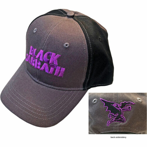 BLACK SABBATH UNISEX BASEBALL CAP: WAVY LOGO (2-TONE) - Picture 1 of 1