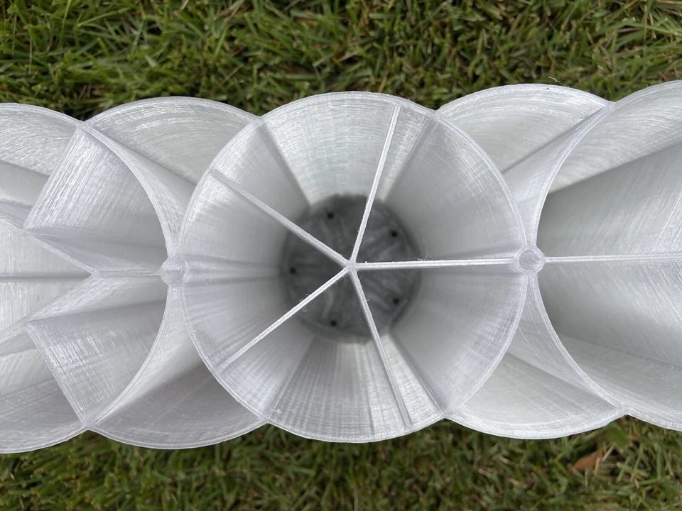 Bolsa de tapón de pesca organizador de tubos de señuelo de surf divisor incorporado brillo triple Foto 4 de 4