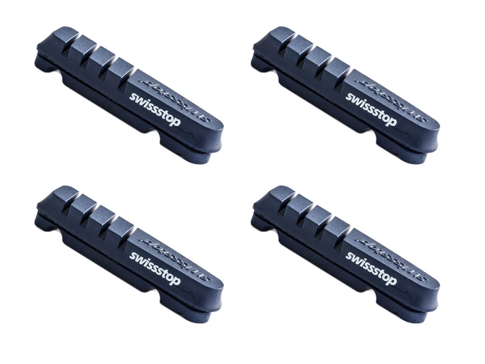 SwissStop BXP Flash Evo Road Bike Brake Pads Fit Shimano Sram Alloy Rim 4pcs - Image 2 of 2