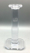 Waterford Crystal 8" Tall Candle Holder by Jasper Conran Signed on Base