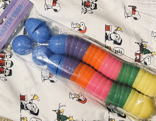 24 Colorful Plastic Easter Eggs - Picture 1 of 1