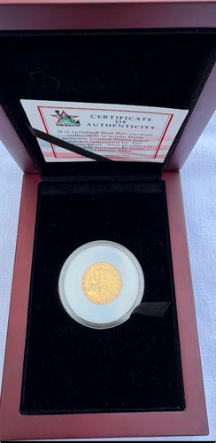 1914 $5 Gold Indian Head Half Eagle Coin