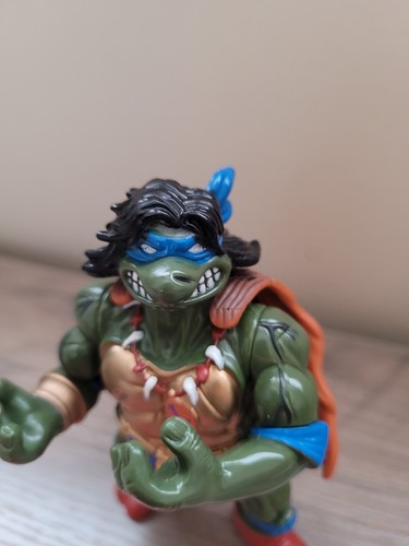 VTG 1994 TMNT Savage Leo Ninja Turtles Warriors Of The Forgotten Sewer Figure - Picture 3 of 17
