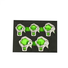 VIM Tools 5 Piece 1/2 Inch Drive Large Ratcheting Flare Nut Wrench Set