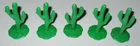Marx 1950s Hard Plastic Light Green Cacti